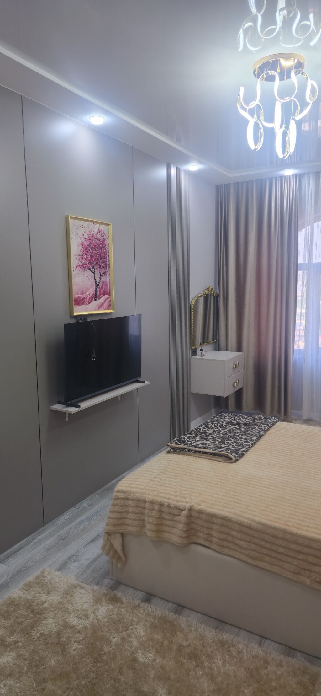 2 комнаты, 78 м², Таатан ТЦ, 14 этаж, Дизайнерский ремонт: фото 8