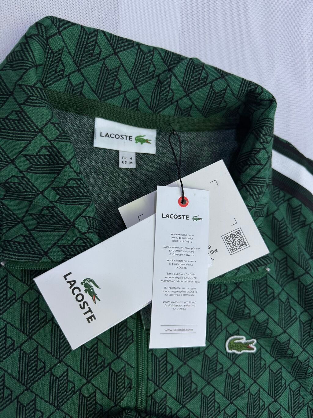 Мужской спортивный костюм, L, XL, 2XL, Lacoste, Новый, цвет - Зеленый, Самовывоз: фото 2
