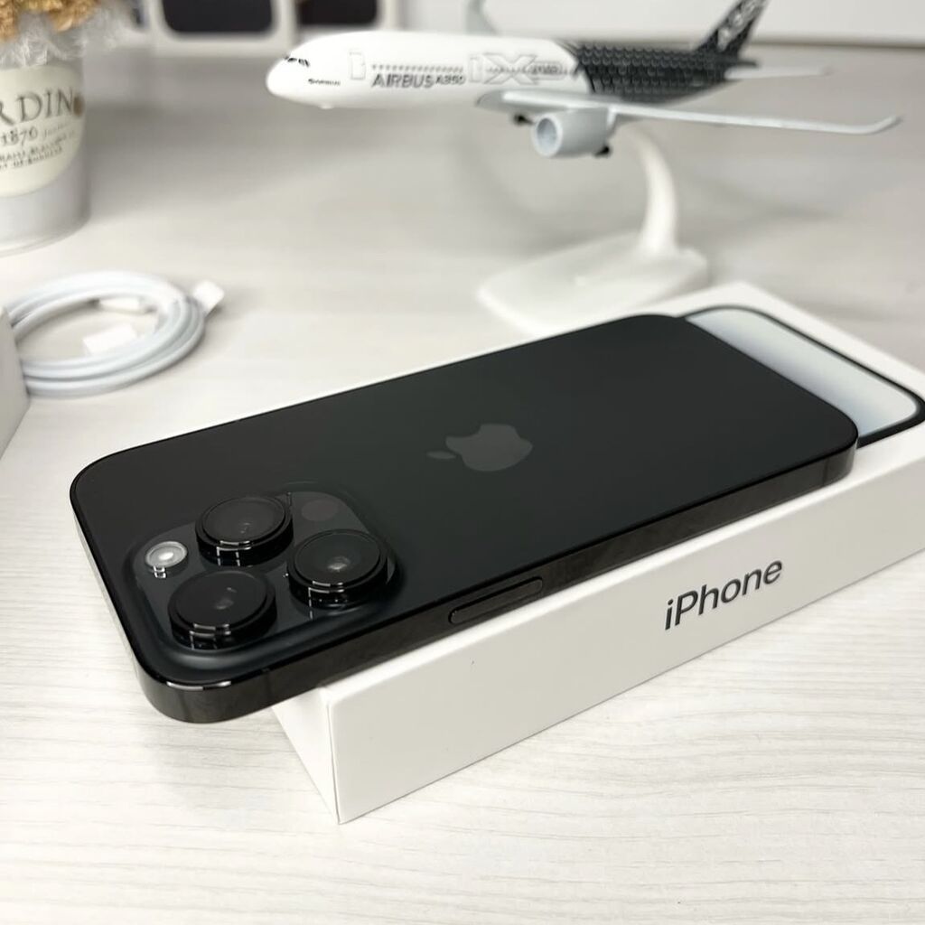 IPhone 14 Pro, Б/у, 256 ГБ, Черный, Коробка, 94 % — фото 6