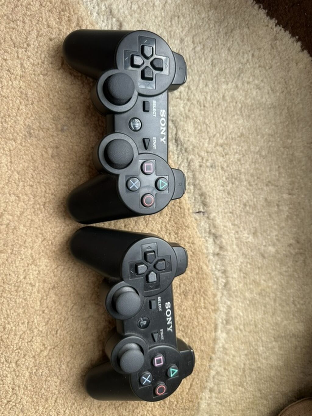 Два геймпада Sony DualShock 3 (PS3), черные.,, Особенности: -: фото 2