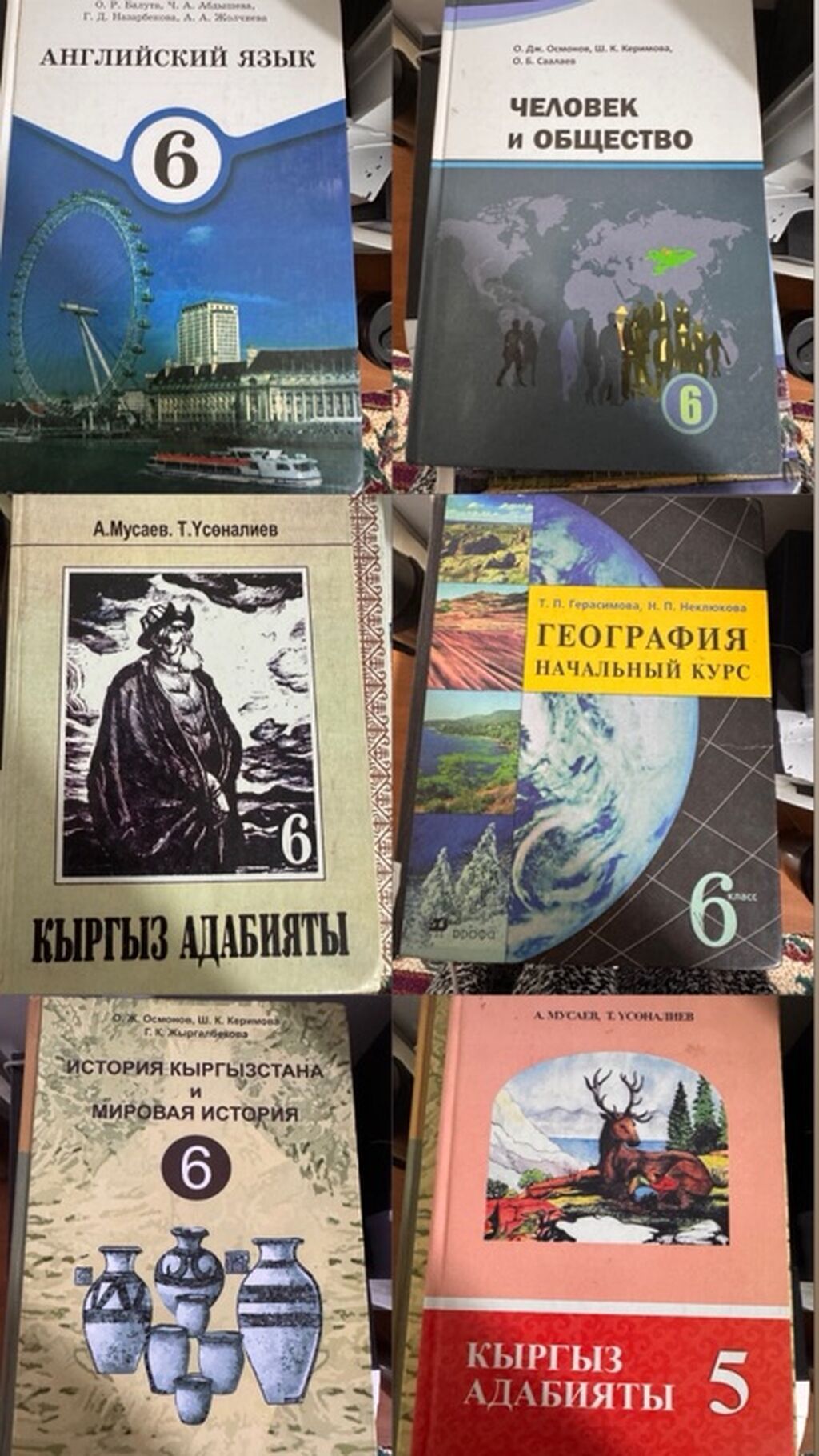 Комплект школьных учебников для 6 и 5 класса. - Английский язык, 6 — фото 1