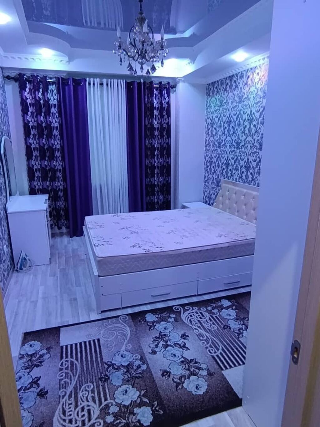 Сдаю 2Х ком квартиру, Джал мкр Без животных, от 6 месяцев, С мебелью: фото 5
