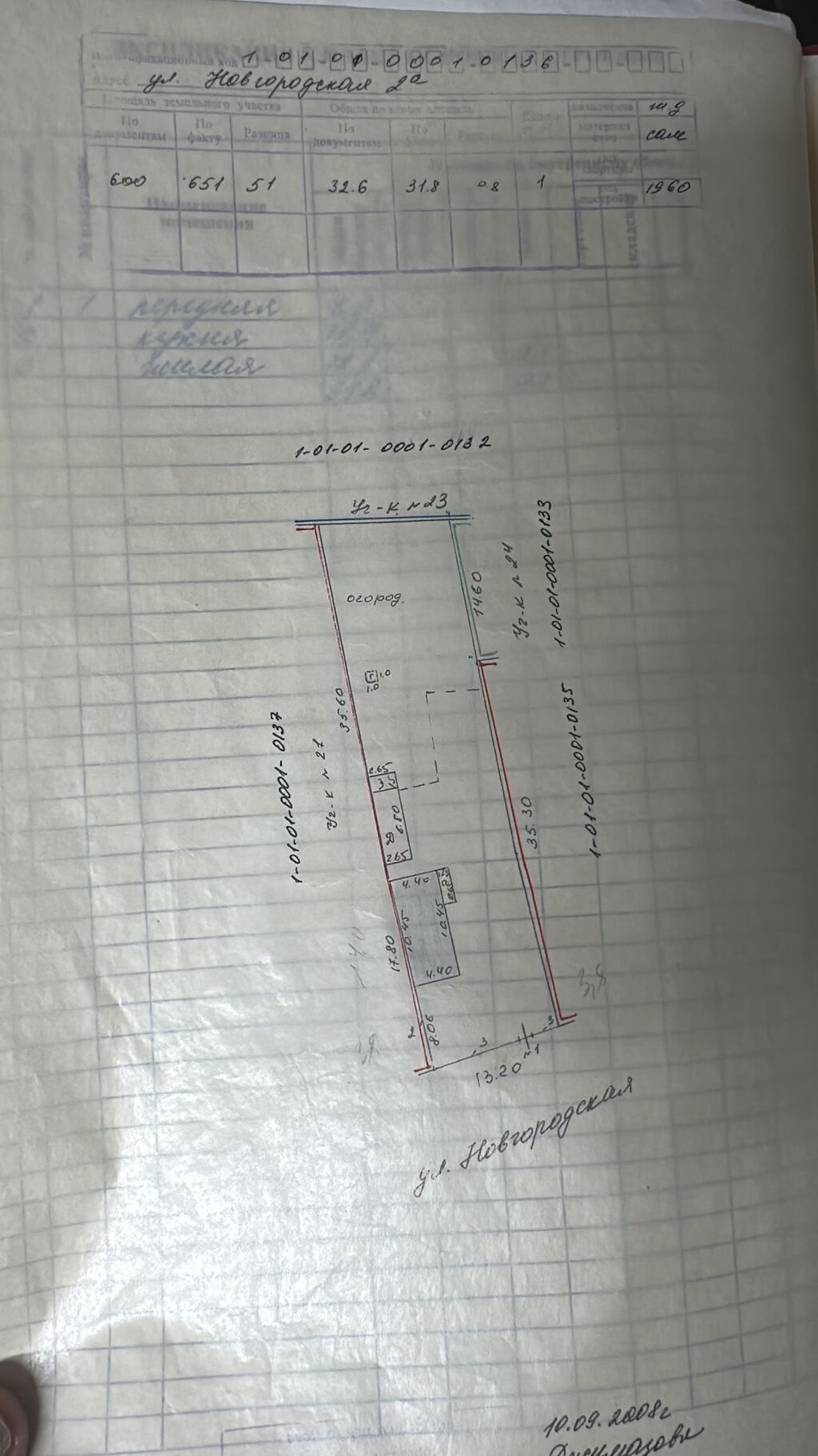 6 соток, Для строительства, Красная книга, Тех паспорт: фото 3
