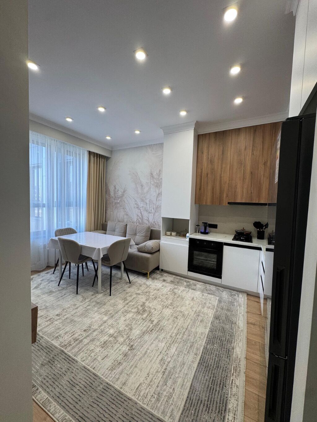1 комната, 41 м², Асанбай мкр Элитка, 6 этаж, Дизайнерский ремонт: фото 3