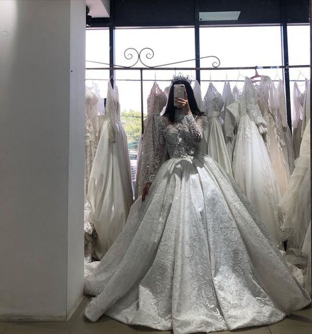 Свадебное платье, 2XL, Без кольца, Б/у: фото 7