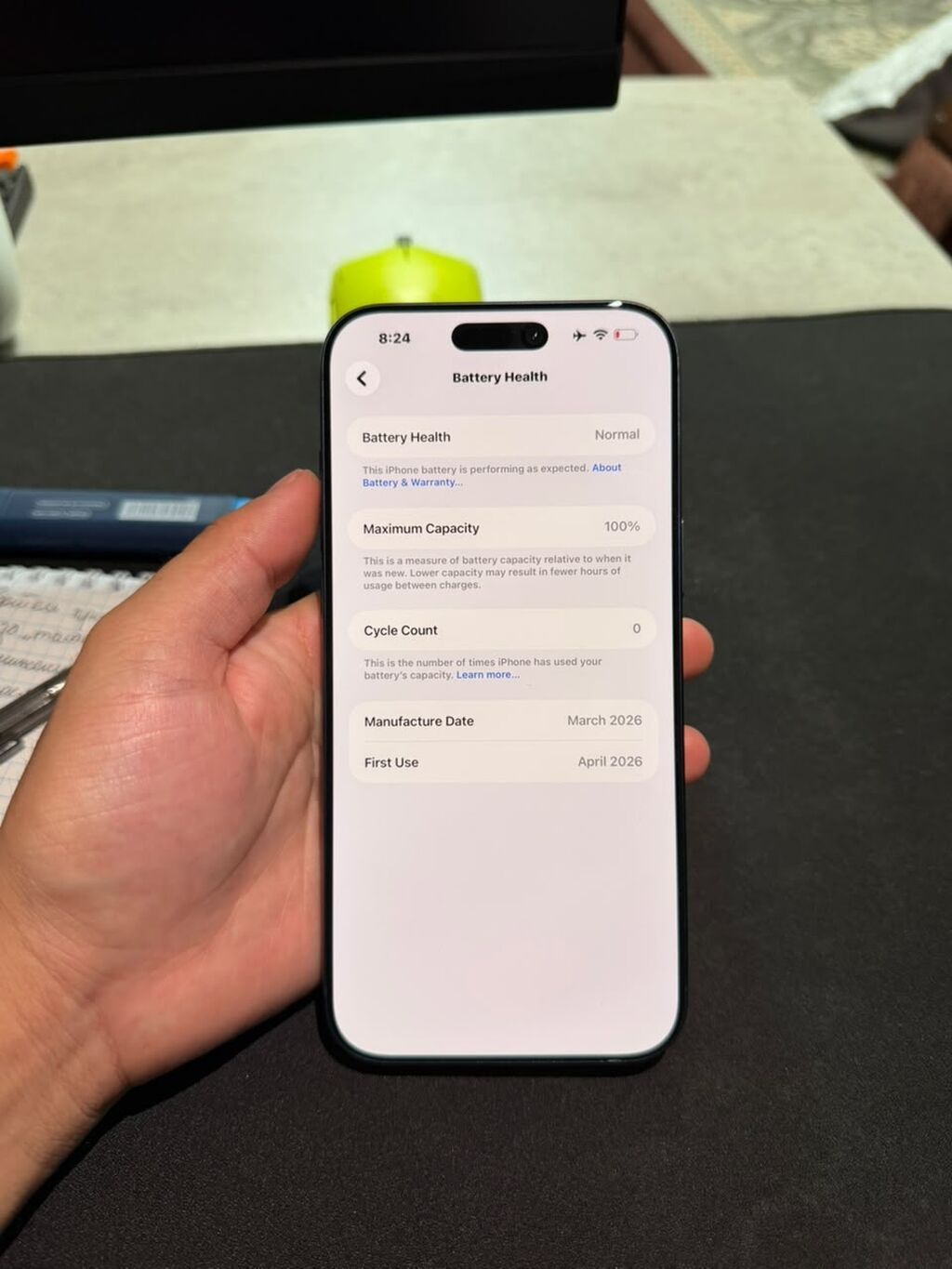 IPHONE 17 PRO MAX, 256GB, 100AKB, звонить только в вотсап, привозной: фото 2