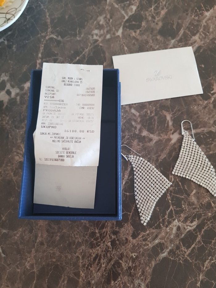 Nakit: Swarovski mindjuse jednom nosene. na lalafo.rs Swarovski mindjuse jednom nosene. - Beograd