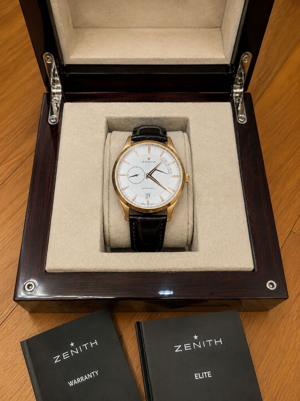 ZENITH Elite – avtomatik mexanizmli kişi saatı.Original saat.25000