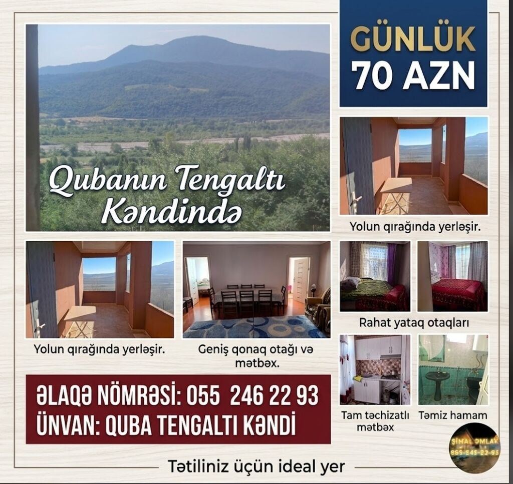 1000 kv. m, 3 otaqlı, İnternet, Kommunal xətlər qoşulmayıb, Su