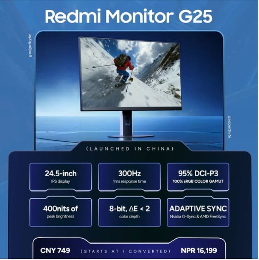 Монитор, Xiaomi, Новый, LED, 25" - 26": фото 3