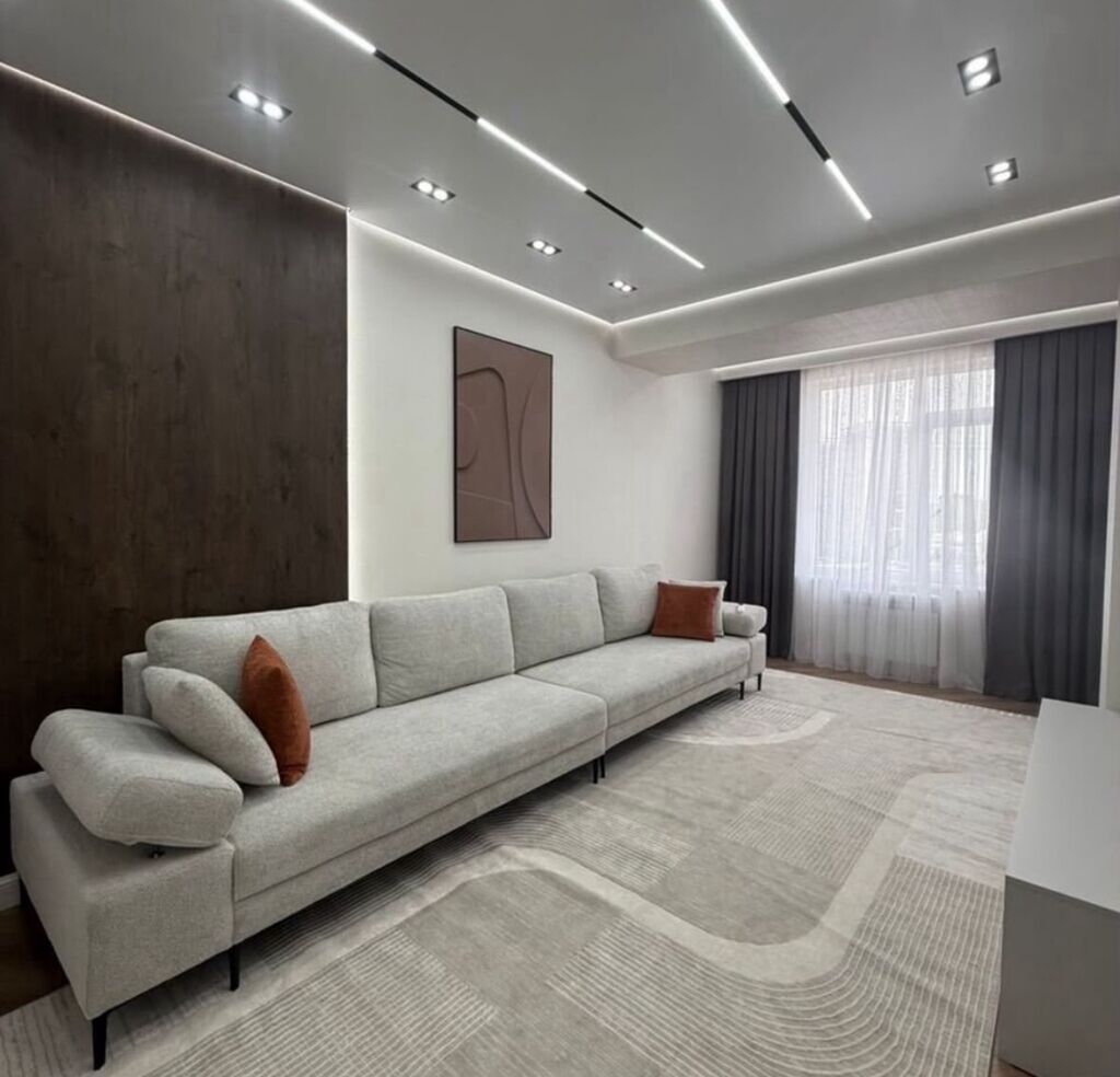 2 комнаты, 56 м², Асанбай мкр Элитка, 5 этаж, Дизайнерский ремонт: фото 2