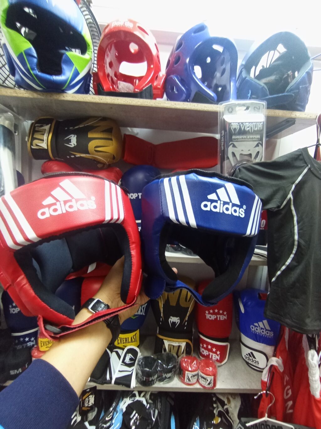 Шлем боксерский Adidas, боксерский шлем Мощный шлем для боксерев — фото 6