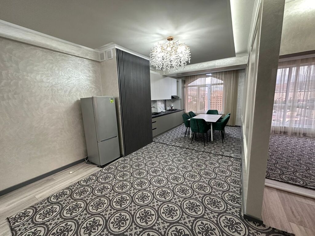 3 комнаты, 56 м², Кок-Жар ж/м Элитка, 12 этаж, Евроремонт: фото 2
