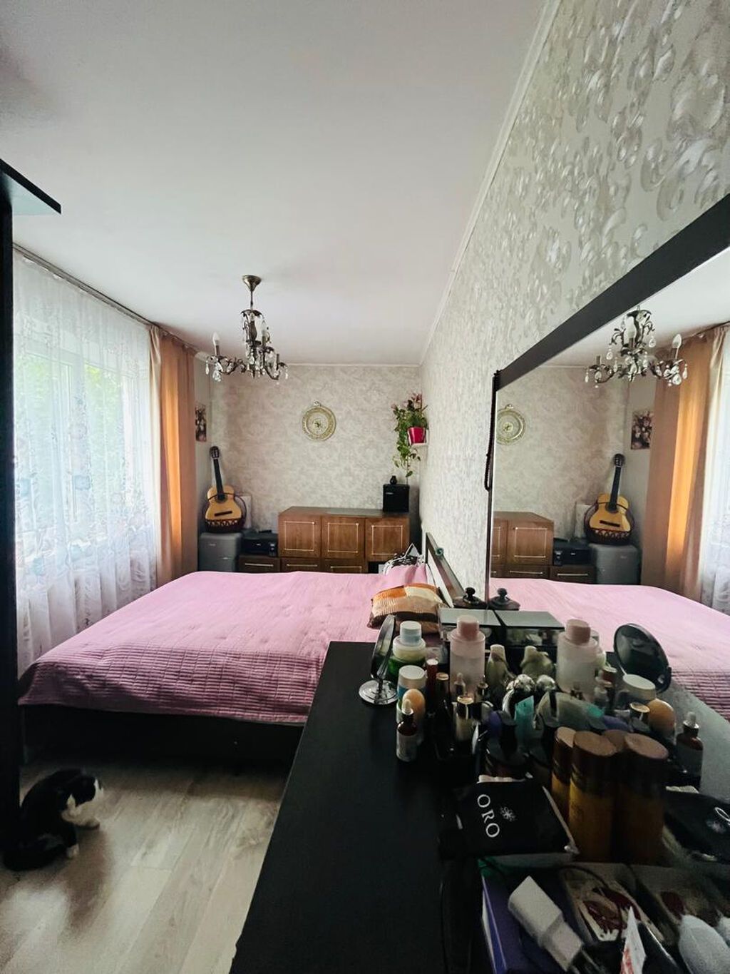 3 комнаты, 58 м², Аламедин-1 мкр 104 серия, 4 этаж, Евроремонт: фото 2