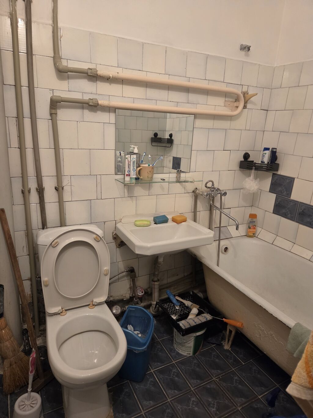 3 комнаты, 58 м², Ошский рынок / базар 104 серия, 2 этаж, Требуется ремонт: фото 7