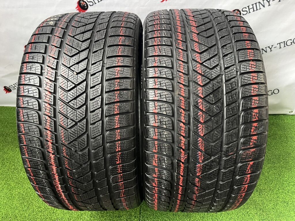 Шины 285 / 35 / R 20, Зима, Б/у, Пара, Легковые, Италия, Pirelli: фото 1