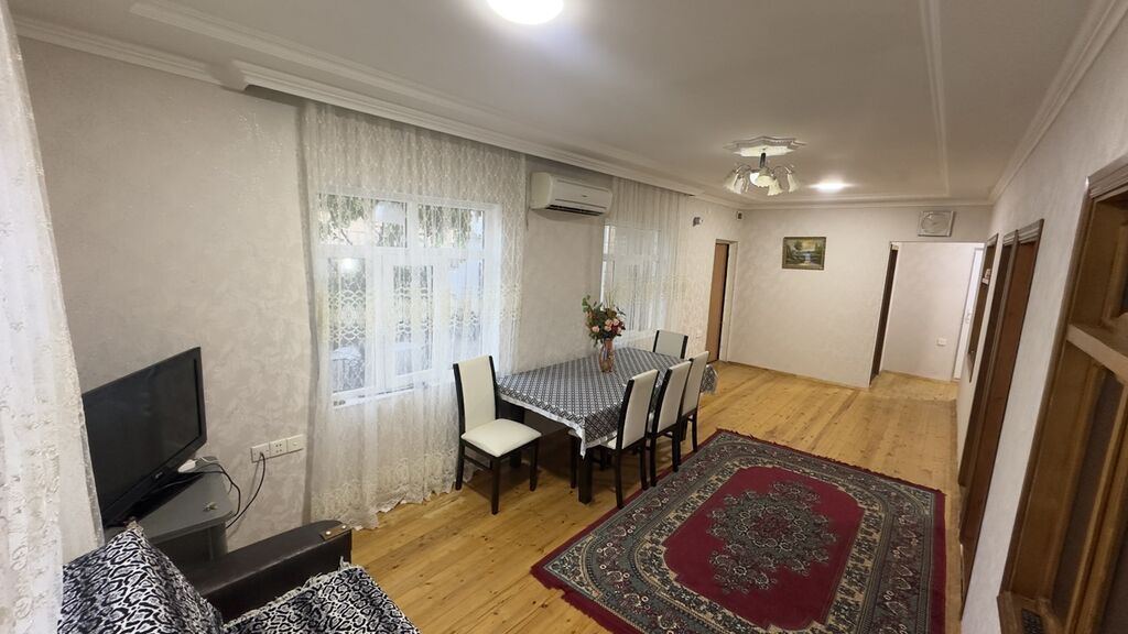 4 otaqlı, 120 kv. m, Yeni təmirli