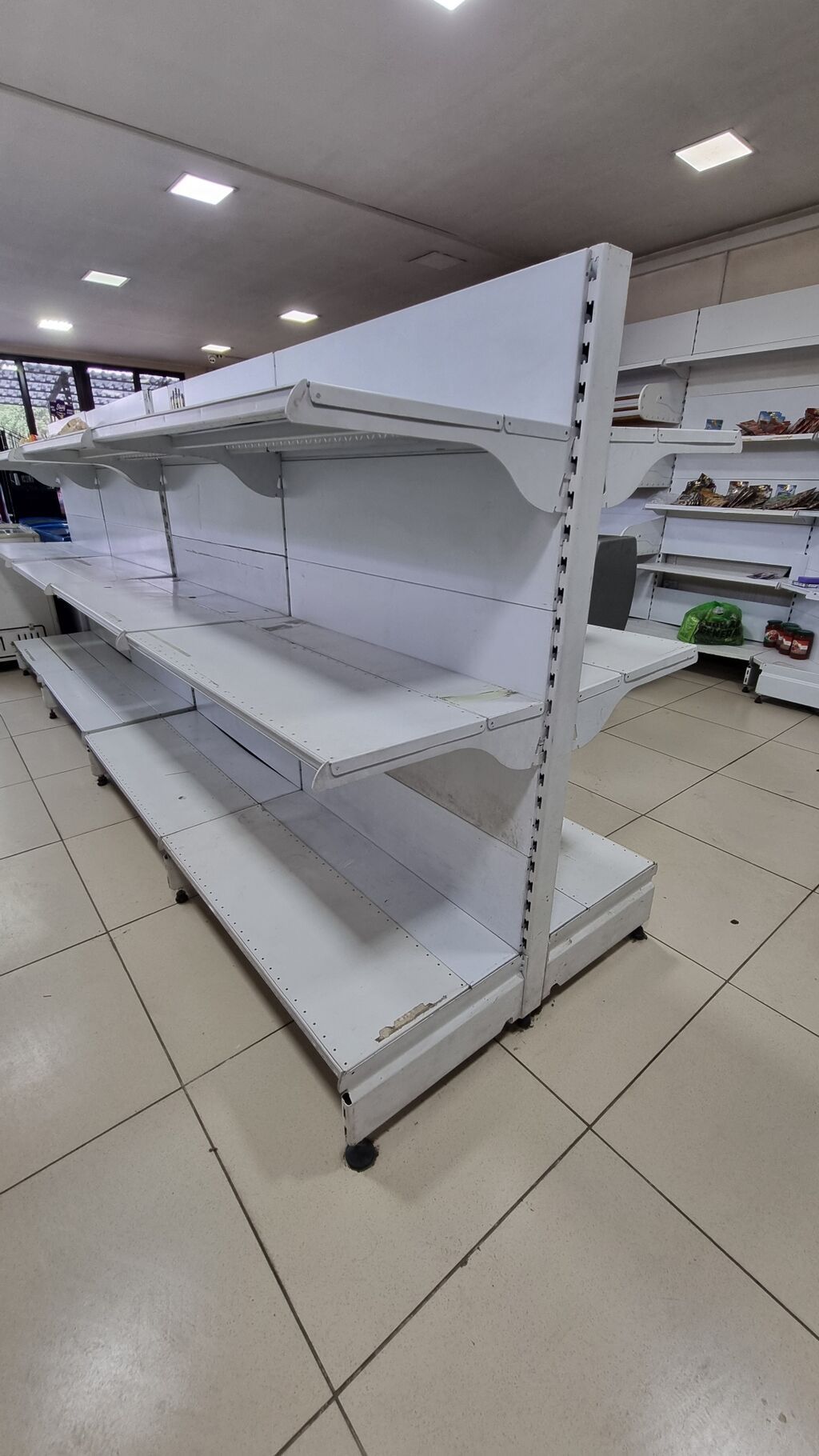 Стеллаж Для продуктов, На колесах, 220 см * 90 см * 40 см, Б/у: фото 6