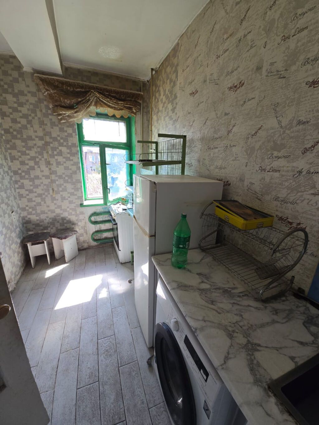 2 комнаты, 42 м², Ошский рынок / базар Индивидуалка, 4 этаж, Косметический ремонт: фото 6