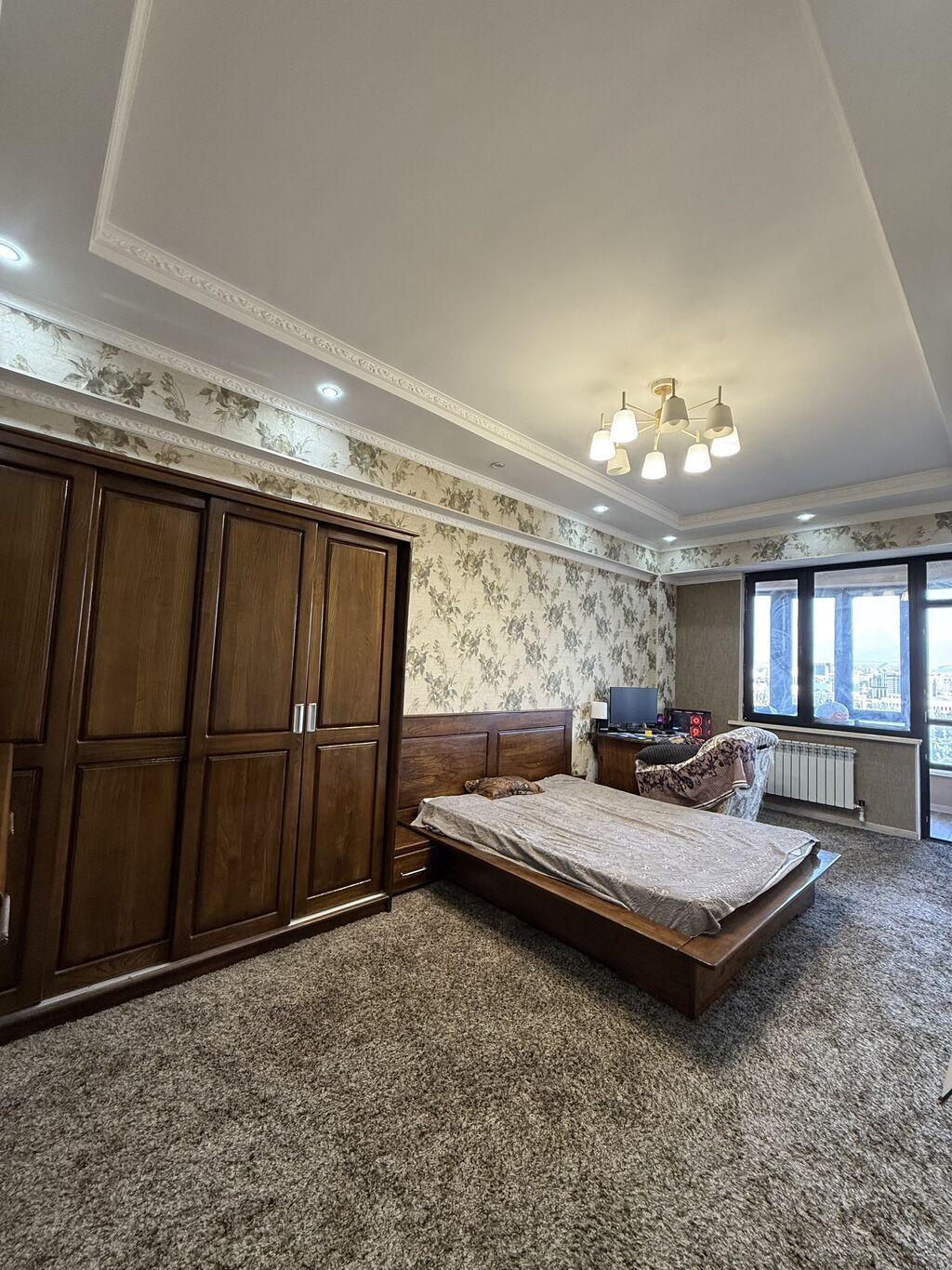 3 комнаты, 105 м², Кожомкул стадион Элитка, 15 этаж, Евроремонт: фото 5