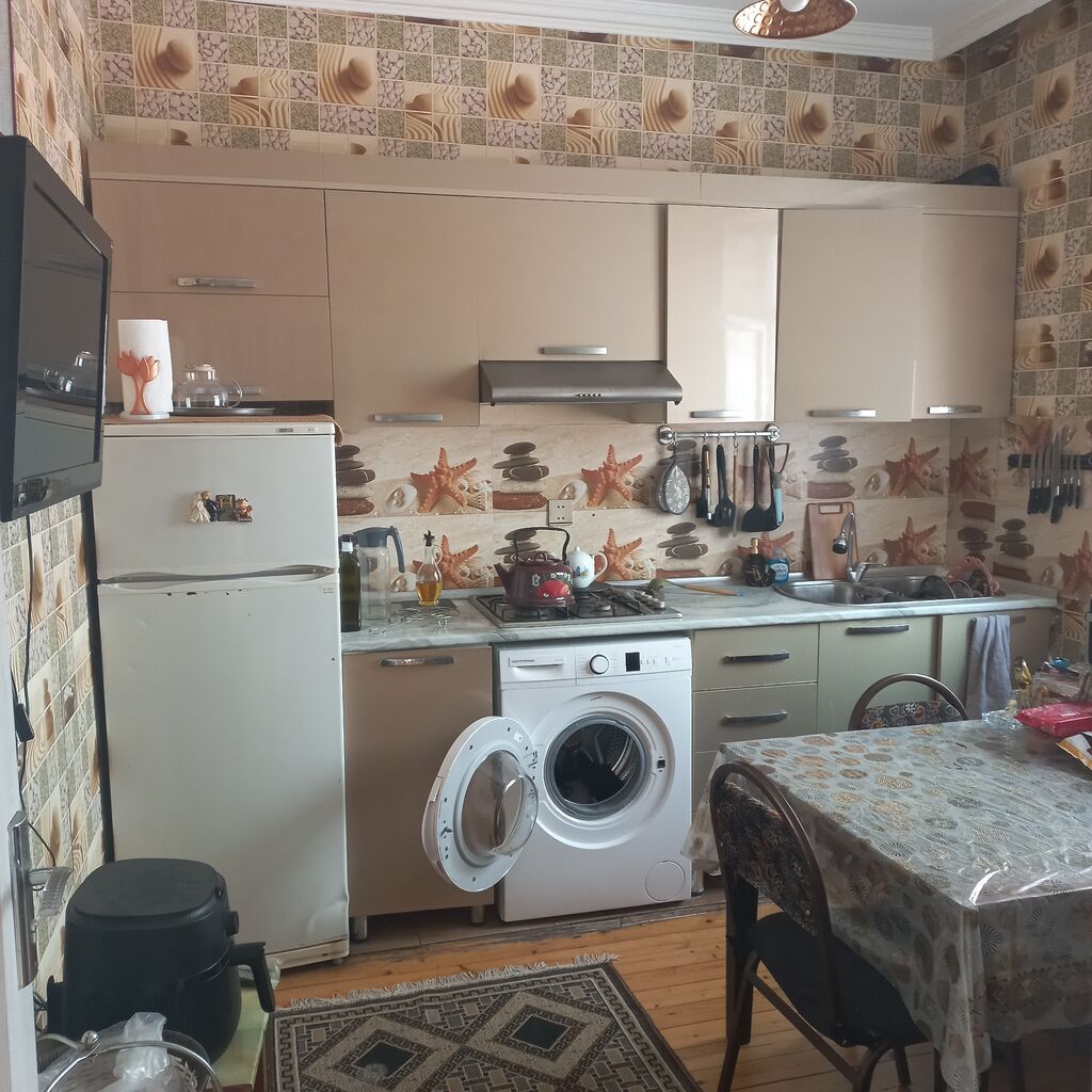 3otaqlı mənzil – zövqlə dizayn olunmuş, mebel və texnika ilə