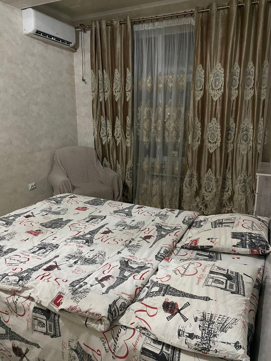 2 комнаты, Восток-5 мкр, Душевая кабина, Постельное белье, Кондиционер: фото 4