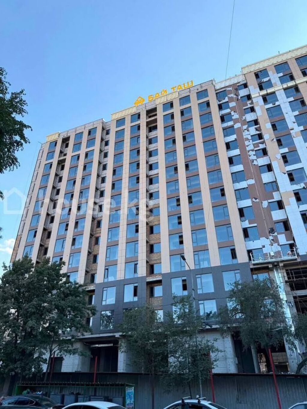 2 комнаты, 56 м², Кок-Жар мкр Элитка, 13 этаж, ПСО (под самоотделку): фото 1