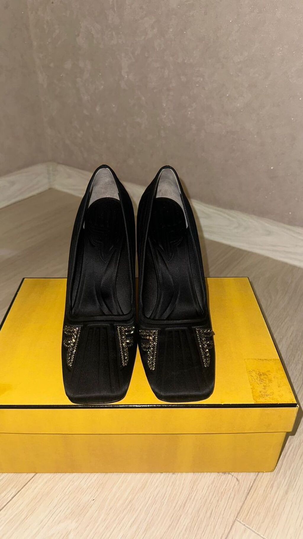 Туфли, 37.5, Fendi, Новый, цвет - Черный, Самовывоз: фото 5