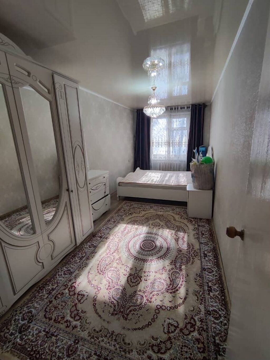 3 комнаты, 58 м², Центральная мечеть 104 серия, 1 этаж, Косметический ремонт: фото 4