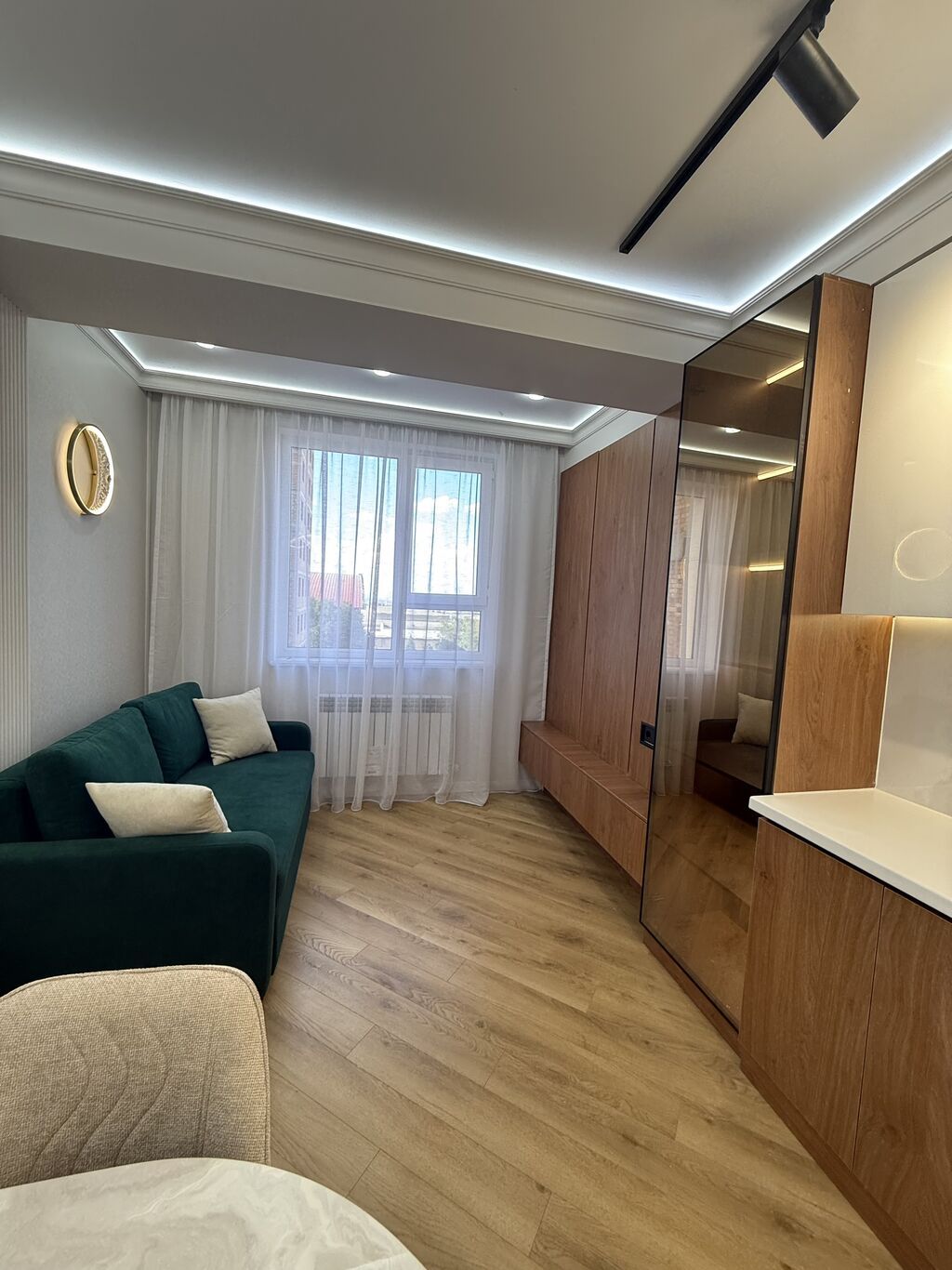 2 комнаты, 67 м², Тунгуч мкр Элитка, 5 этаж, Евроремонт: фото 2