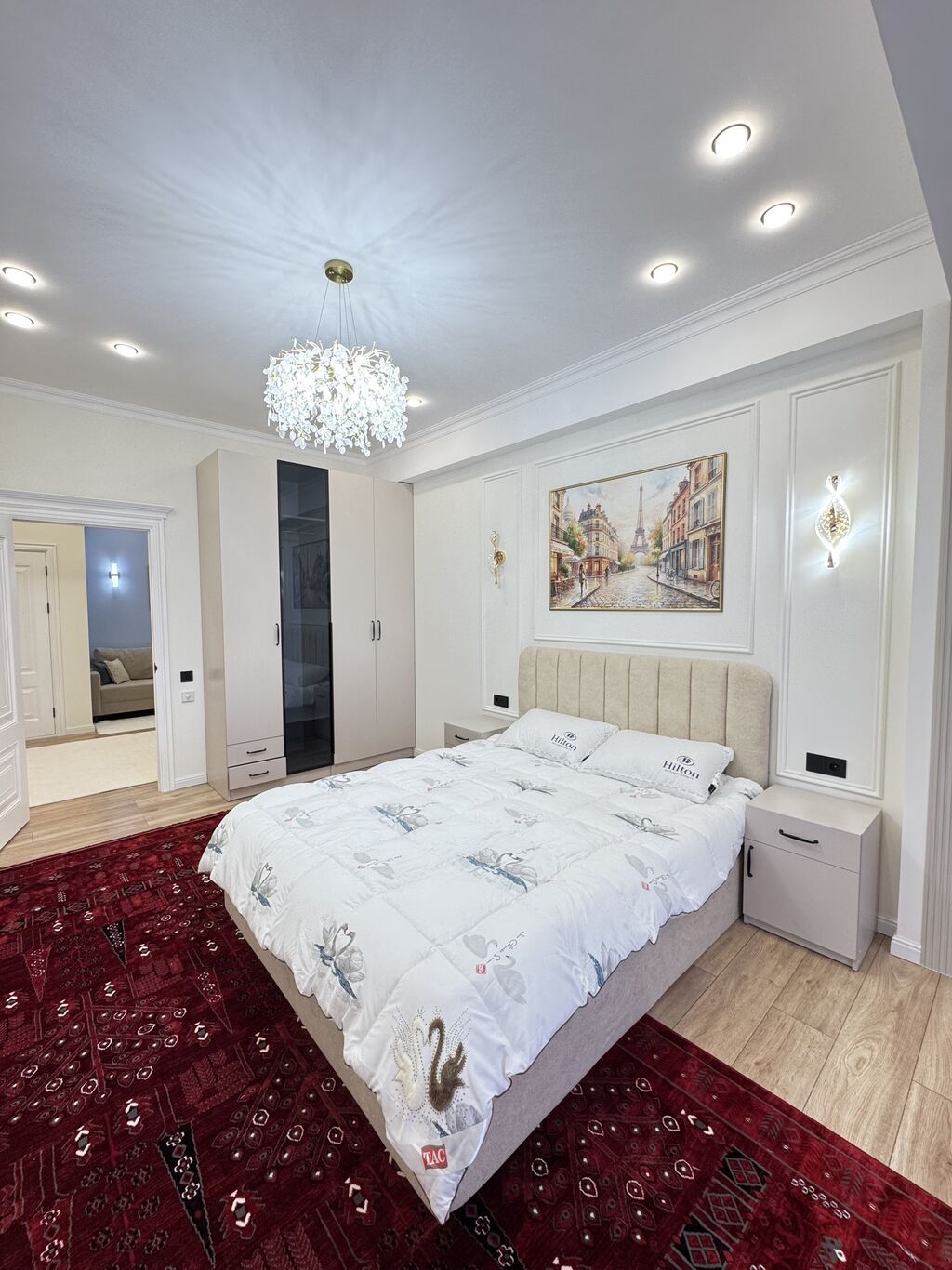 2 комнаты, 82 м², ул. Ахунбаева / Бакаева Элитка, 3 этаж, Дизайнерский ремонт: фото 2