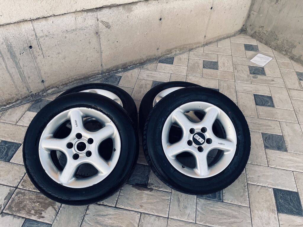 Комплект литых дисков BBS с шинами — 4 колеса в сборе. R15: фото 2