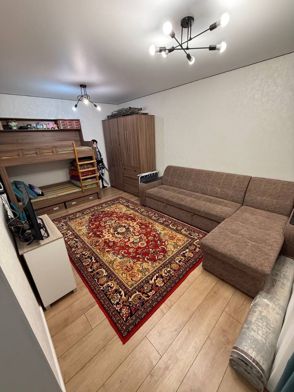 1 комната, 38 м², Аламедин-1 мкр 105 серия, 1 этаж, Евроремонт: фото 3