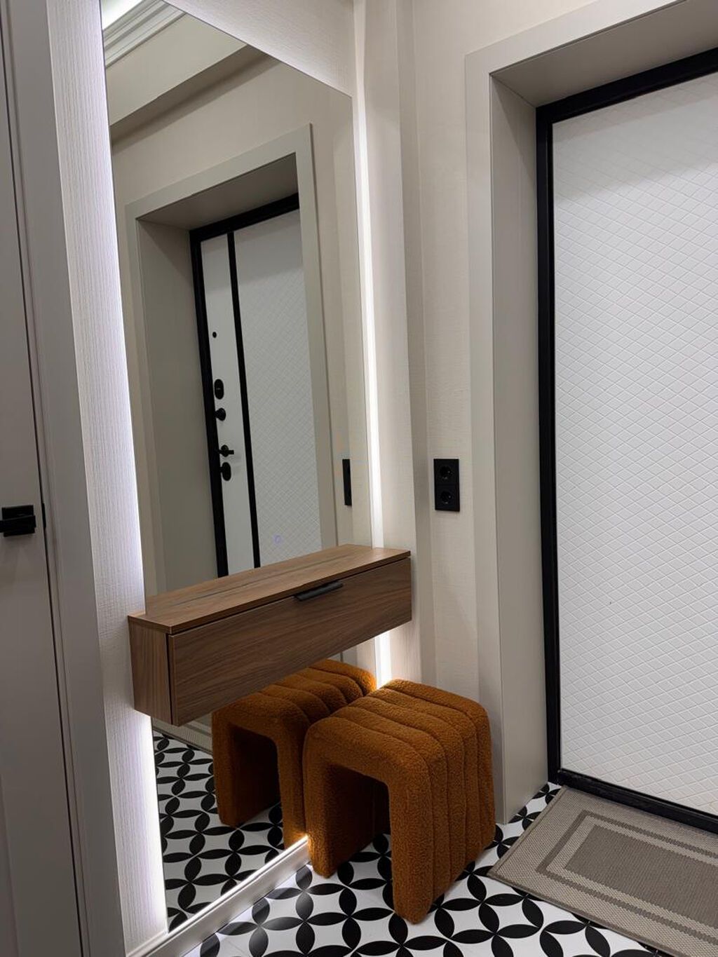 2 комнаты, 64 м², Кок-Жар ж/м Элитка, 11 этаж, Дизайнерский ремонт: фото 5