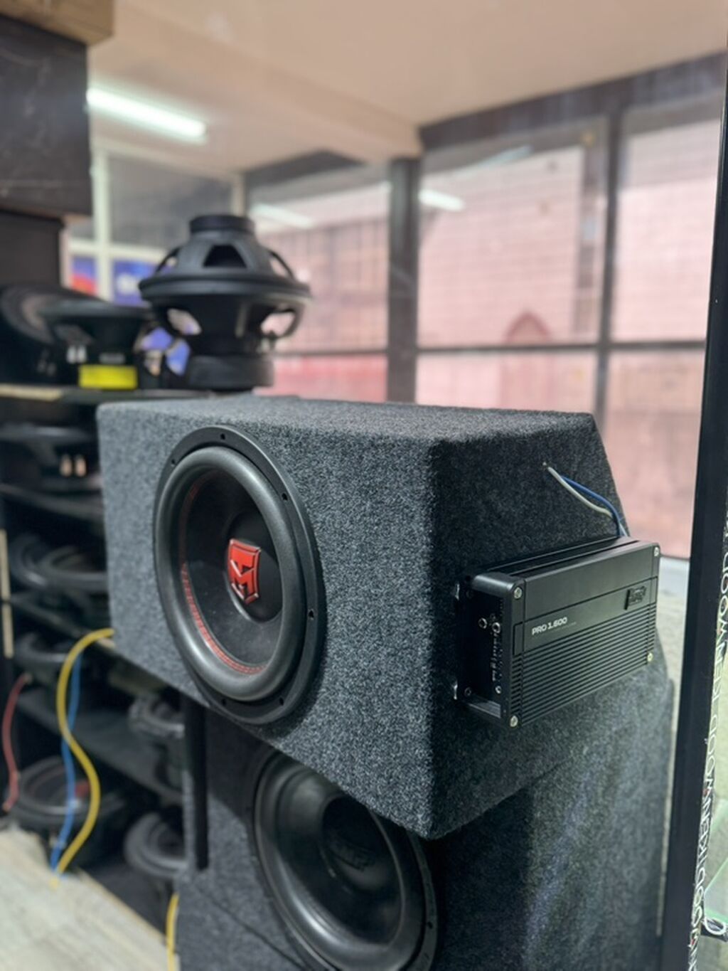 Сабвуфер URAL Молот 12" + моноблок AMP + короб фазоинвертор. Что: фото 5