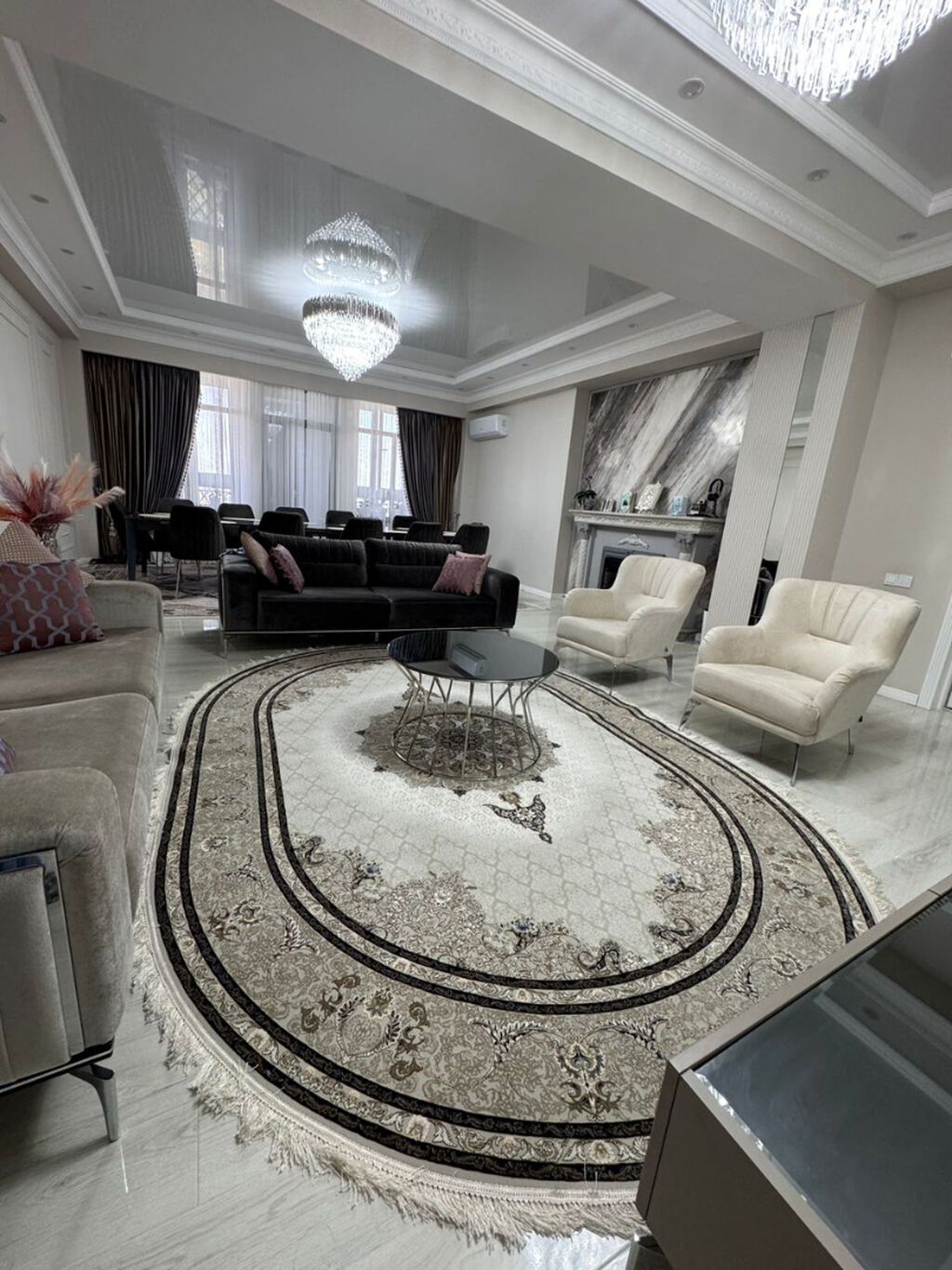 4 комнаты, 173 м², Асанбай мкр Элитка, 12 этаж, Дизайнерский ремонт: фото 8
