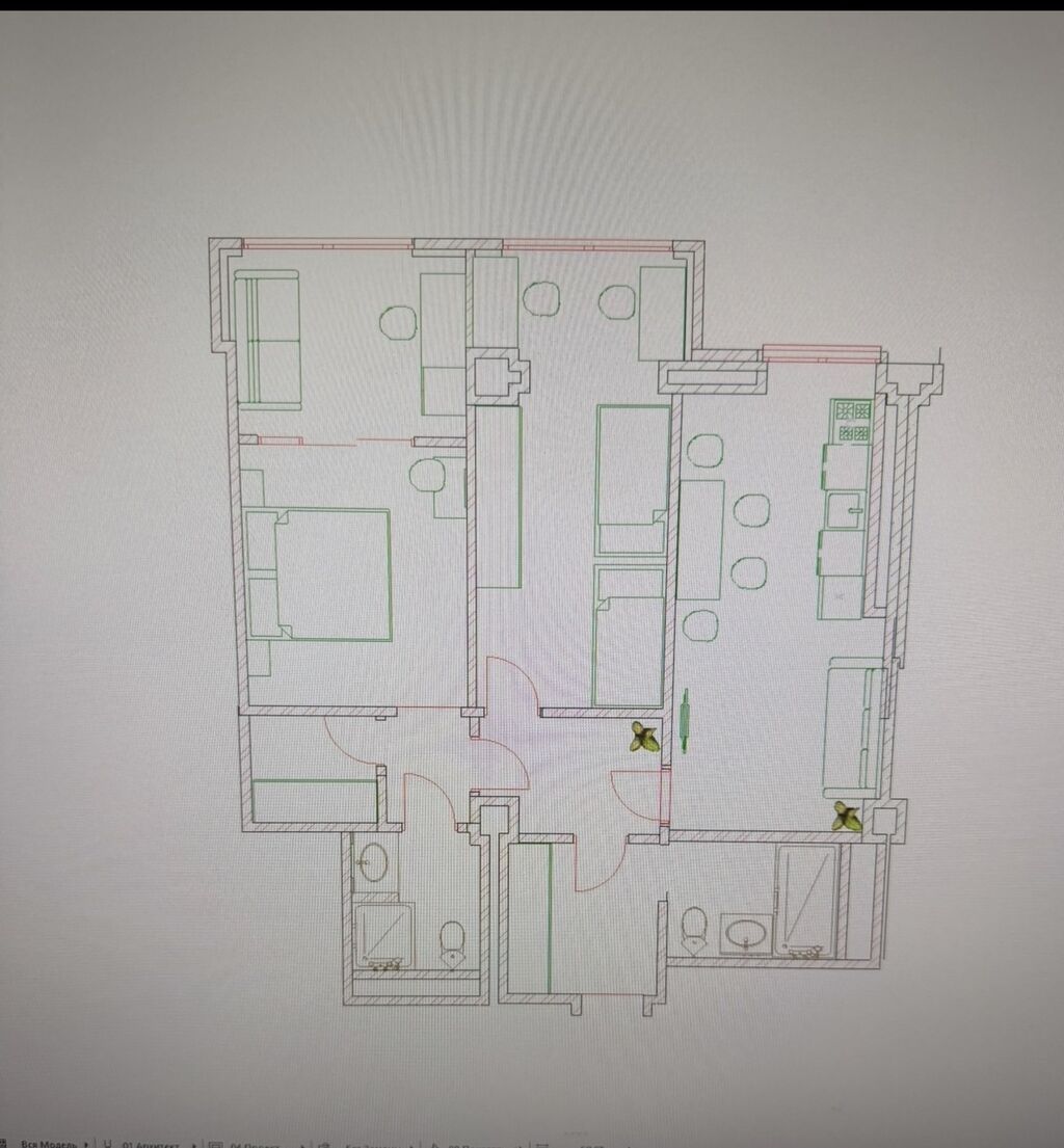 2 комнаты, 71 м², Элитка, 8 этаж, ПСО (под самоотделку): фото 6
