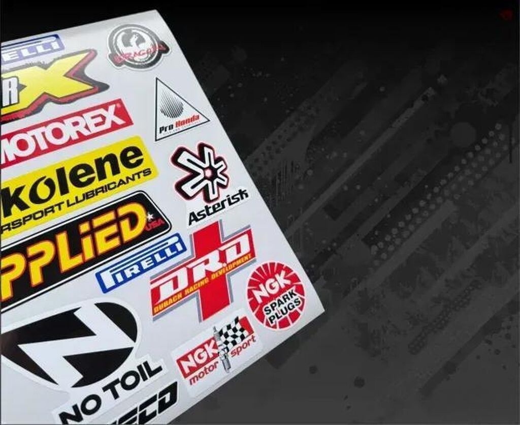 Delovi za motocikle: Nalepnice za motore Sponzori Castrol rockstar komplet-2503 📌 Opis