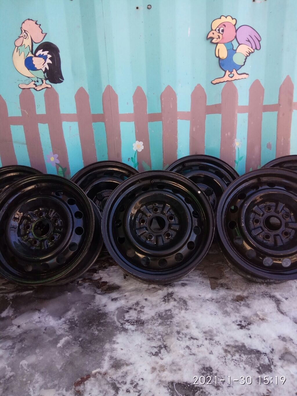 Продаю диски R15 комплект на vw Скоро переобуваться стоять в: фото 4