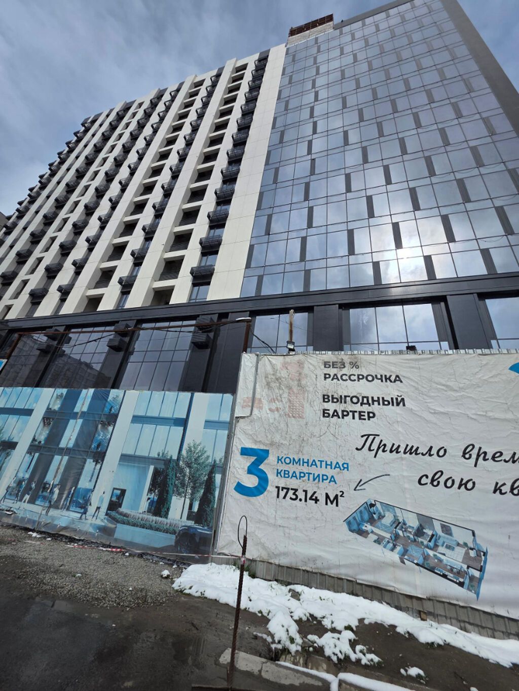2 комнаты, 102 м², Золотой квадрат Элитка, 13 этаж, ПСО (под самоотделку): фото 3