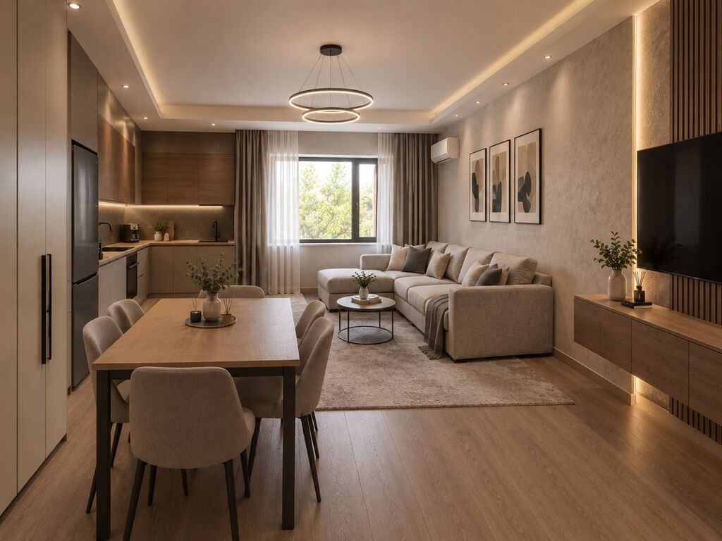 2 комнаты, 66 м², Элитка, 12 этаж, ПСО (под самоотделку): фото 1