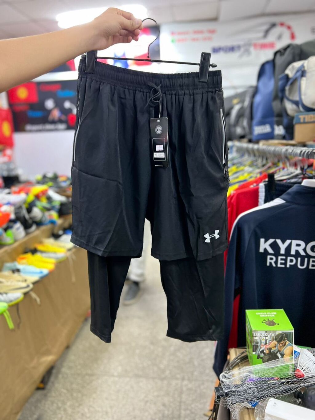 Мужские шорты, L, XL, 2XL, Under Armour, Новый, цвет - Черный, Платная доставка — фото 2