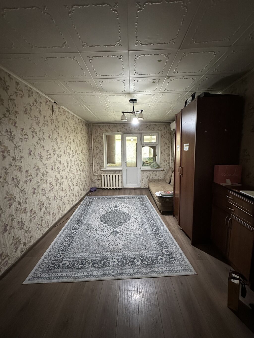 2 комнаты, 45 м², ул. Московская / Турусбекова 104 серия, 2 этаж, Косметический ремонт: фото 1