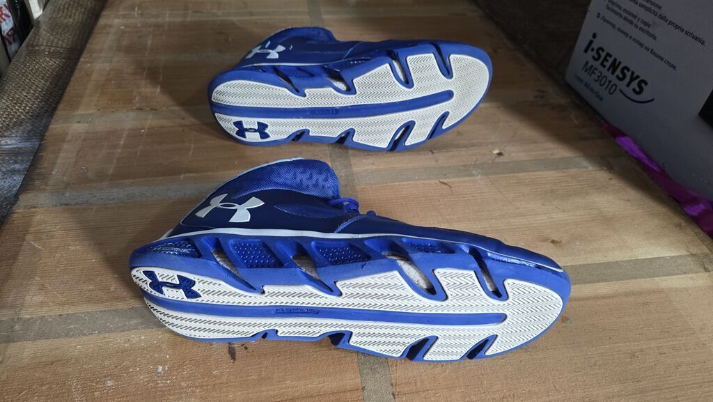 Мужские кроссовки, 47, 48, Under Armour, Б/у, цвет - Синий, Самовывоз, Платная доставка: фото 4