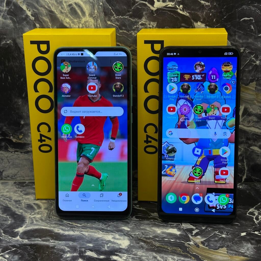Poco C40, Б/у, 64 ГБ, 2 SIM: фото 2
