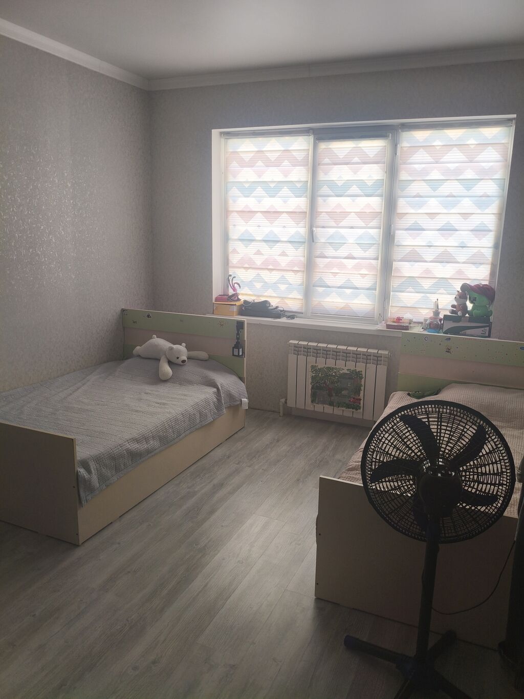 3 комнаты, 86 м², Кок-Жар ж/м 108 серия, 9 этаж, Свежий ремонт: фото 3