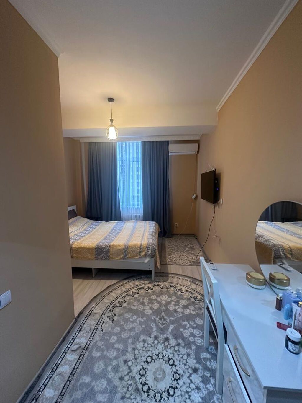 3 комнаты, 74 м², Кок-Жар мкр Элитка, 3 этаж, Свежий ремонт: фото 1