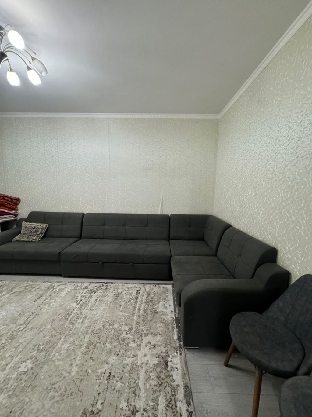 2 комнаты, 54 м², Тунгуч мкр 106 серия, 3 этаж, Дизайнерский ремонт: фото 3