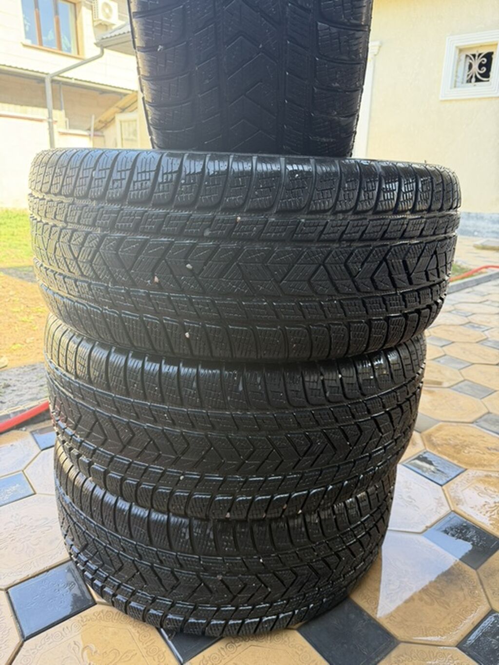 Шины 285 / 45 / R 21, Зима, Б/у, Комплект, Легковые, Италия, Pirelli: фото 4
