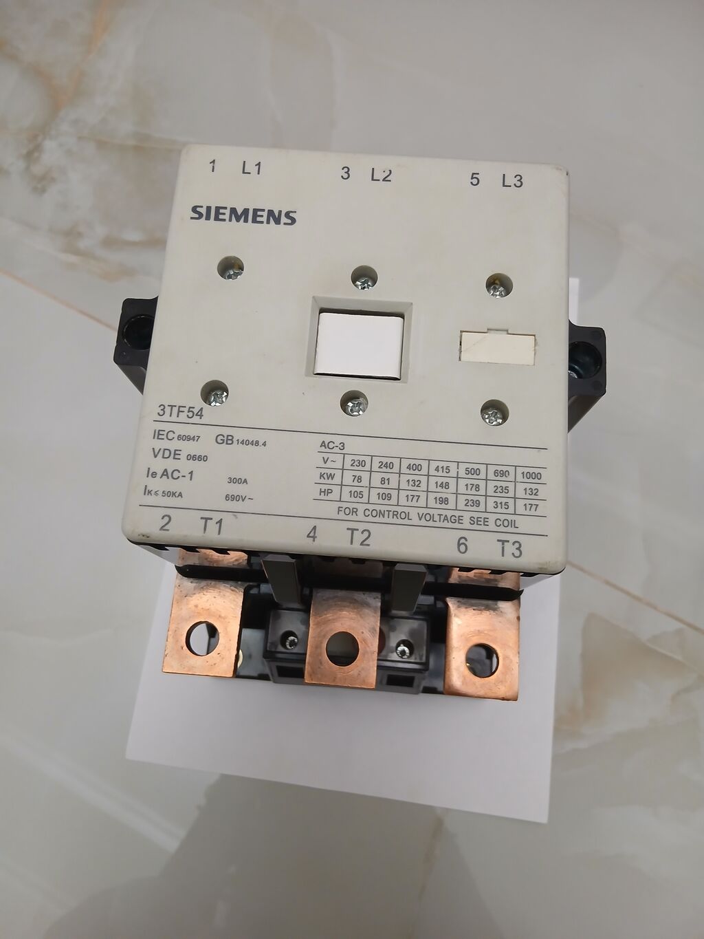 Siemens Elektrik avtomat, 3 faza